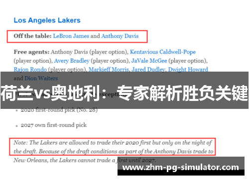 荷兰vs奥地利:专家解析胜负关键 荷兰vs奥地利:专家解析胜负关键