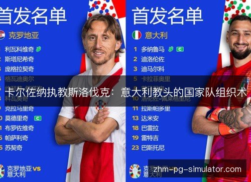 卡尔佐纳执教斯洛伐克：意大利教头的国家队组织术
